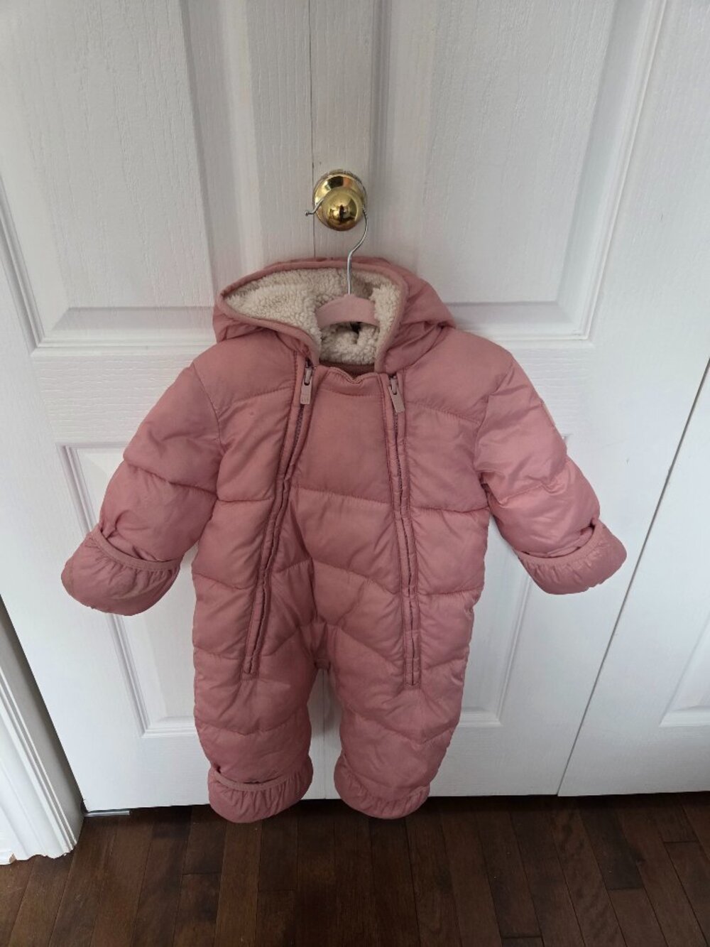 Baby Gap heavy weight puffer one-piece